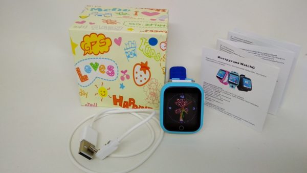 Детские умные часы с GPS трекером Q100